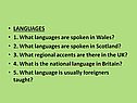 What languages are spoken in Wales