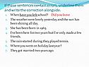 Write the correction alongside