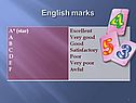 English marks