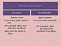 Verb activator