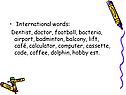 International words