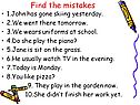 Find the mistakes
