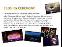 Closing ceremony