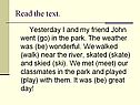 Read the text
