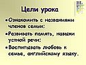 Цели урока