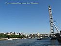 The London Eye near the Thames