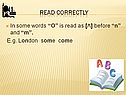 Read correctly