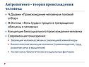 Антропогенез – теория происхождения человека