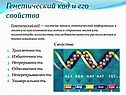 Генетический код и его свойства