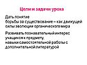 Цели и задачи урока