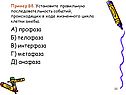 Установите правильную последовательность событий