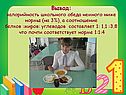 Калорийность школьного обеда