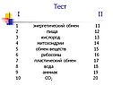 Тест I II
