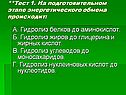 Гидролиз белков