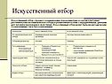 Искусственный отбор