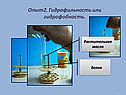 Гидрофильность или гидрофобность