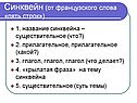 Синквейн (от французского слова «пять строк»)