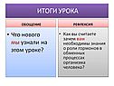 Итоги урока