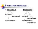 Виды анализаторов