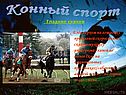 Конный спорт