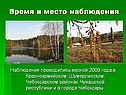 Время и место наблюдения