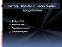 Методы борьбы с насекомыми-вредителями