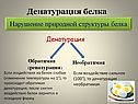 Денатурация белка
