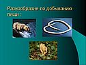 Разнообразие по добыванию пищи :