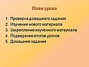 План урока