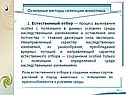 Естественный отбор — процесс выживания особей