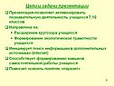 Цели и задачи презентации