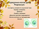 Подведение итогов урока