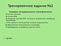 Последовательность этапов фотосинтеза