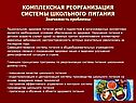 Комплексная реорганизация системы школьного питания