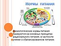 Нормы питания
