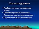 Ход исследования