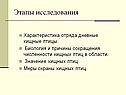 Этапы исследования