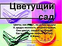 Цветущий сад