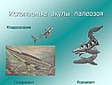 Ископаемые акулы палеозоя