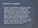 Анализ и вывод