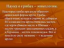 Наука о грибах – микология