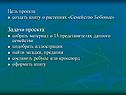 Цель проекта: создать книгу о растениях «Семейство Бобовые» Задачи