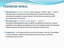 Понятия темы