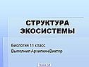 Структура экосистемы