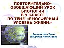 Тест по биосфере