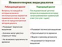Немного теории: виды диалогов