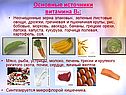 Основные источники витамина В6