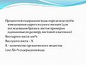 Процентное содержание воды