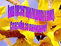 Наша презентация подошла к концу