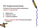 Стадия осмысления